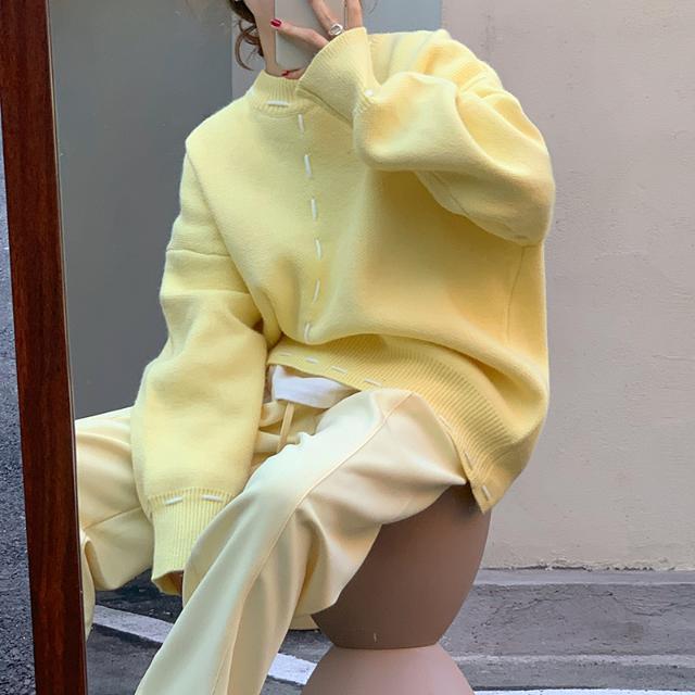 Áo Nỉ Nữ Dài Tay Cổ Tròn Thời Trang Hàn 2020annn