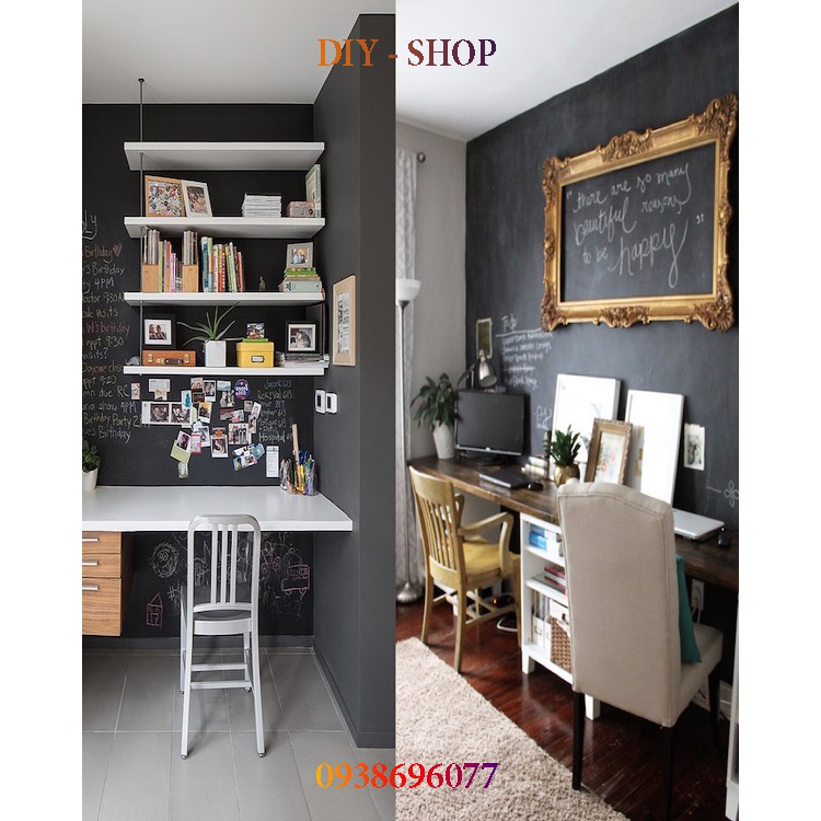 Sơn Bảng Đen – Chalkboard Paint Misc Black (Sơn tạo hiệu ứng viết phấn Cao Cấp đến từ Mỹ)