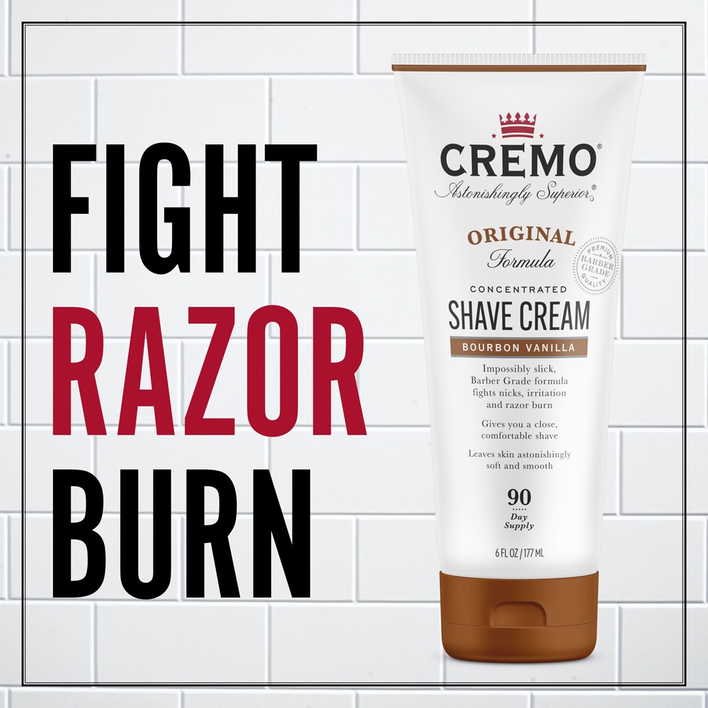 Kem cạo râu Cremo Shave Cream nhiều mùi, 177ml