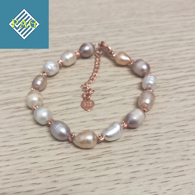 Lắc Tay Trai, Chuỗi Vòng Tay Pearl Nước Ngọt AAA