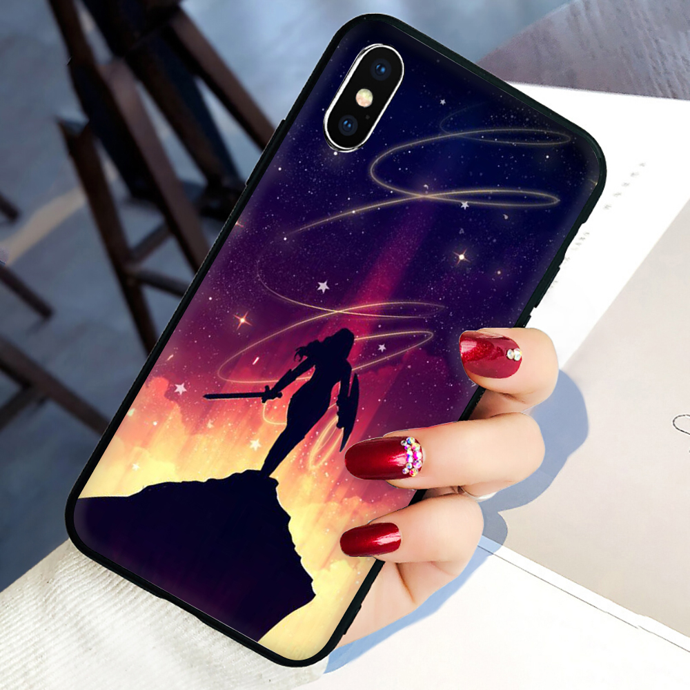 Ốp Điện Thoại Tpu Mềm Chống Rơi Họa Tiết Wonder Woman Cho Iphone 5 5s Se 6 6s Plus 7 8 Plus Se 2020