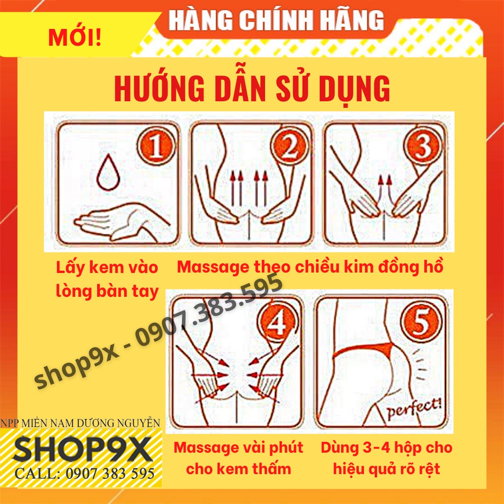 Kem Massage Nở Mông Ngực HIP LIFT UP / Bust Enlarge Dưỡng Da Săn Chắc Aichun