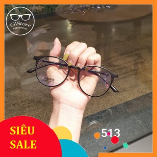Gọng kính cận nữ tròn phong cách 513