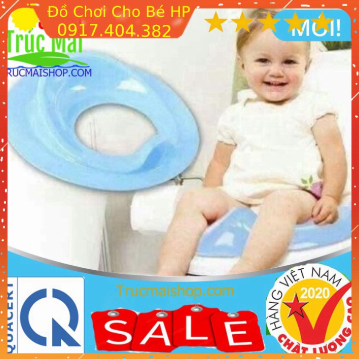 [SIÊU SALE] Kệ ngồi toilet cho bé - Miếng lót thu nhỏ bồn cầu nhựa Việt Nhật ✅  Đồ Chơi Trẻ Em HP