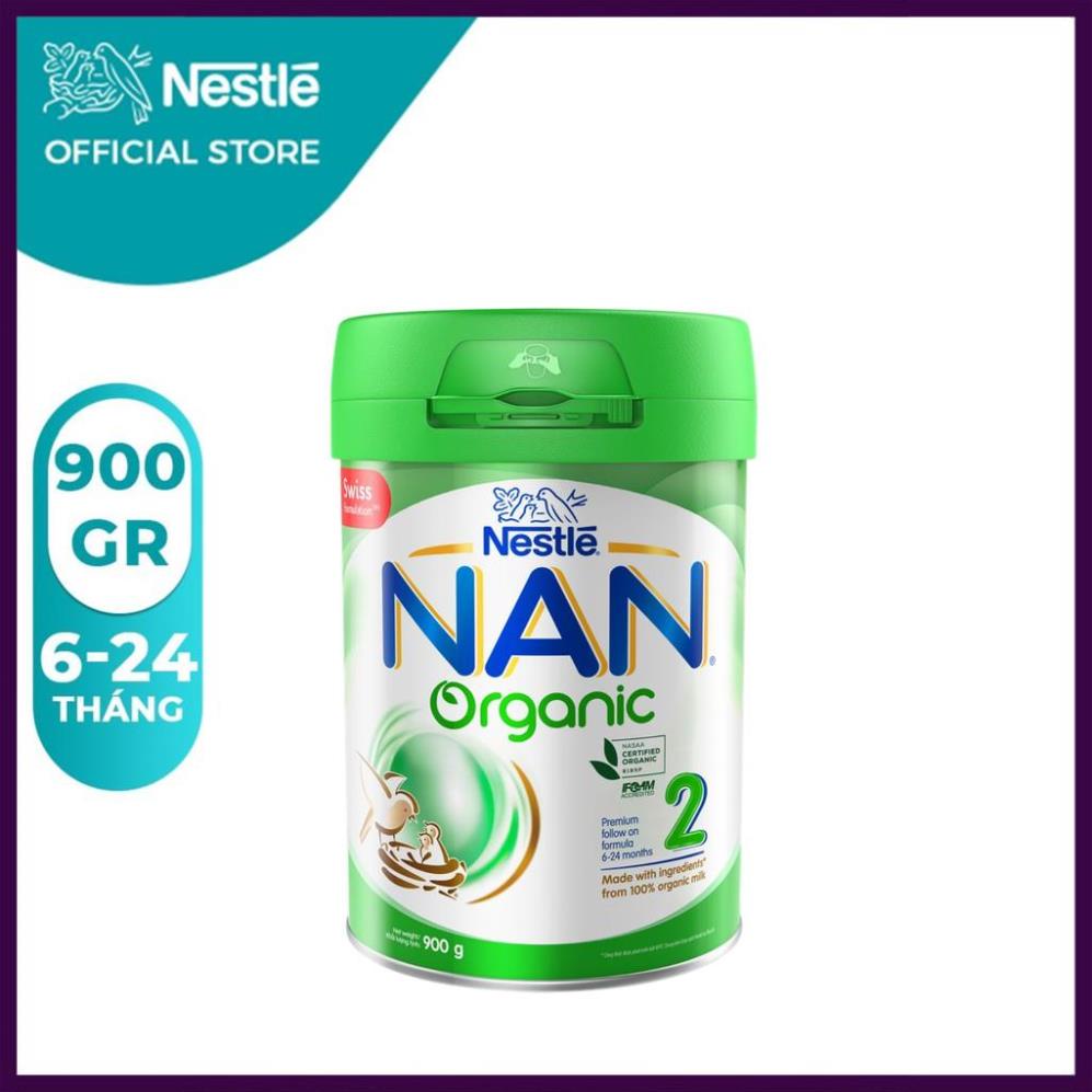 [Chính Hãng] Sữa Bột Nestle NAN ORGANIC 2 – Hộp 900gram