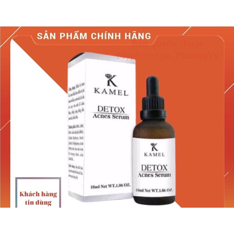 Serum trừ mụn Detox Acnes karmel 10ml [chính hãng- Mẫu mơi 2021 ]