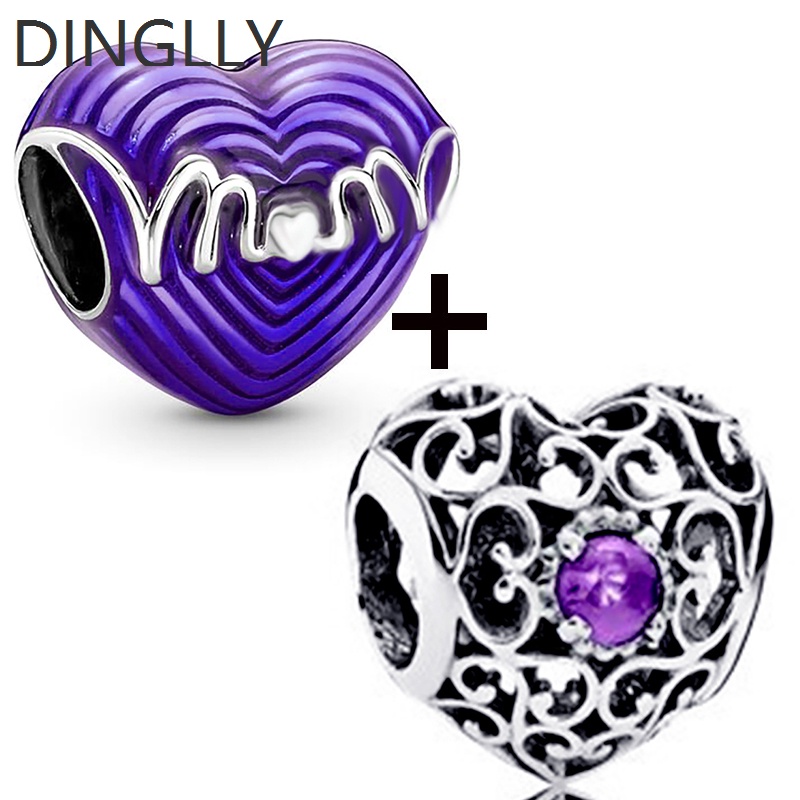 Bộ 2 Cái Cốc Cà Phê Xỏ Hạt Bạc Hoạt Hình Động Vật / Hoa / Ngôi Sao / Trái Tim DIY