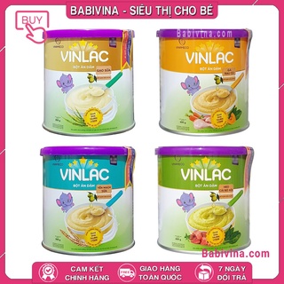 Bột Ăn Dặm Vinlac 300g | Gạo Sữa, Yến Mạch Sữa, Gà Rau Củ, Heo Cải Bó Xôi | Giá Tốt Nhất, Date Mới Nhất