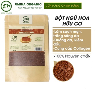 Bột Ngũ Hoa đắp mặt hữu cơ UMIHA nguyên chất túi Zip 35g Hygrophila Salicifolia Powder 100% Organic thumbnail