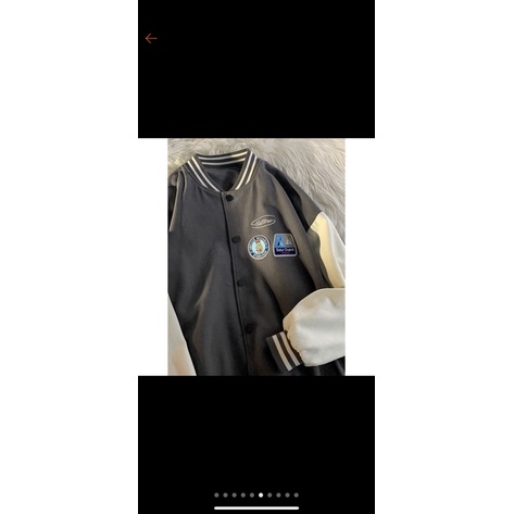 (HCM) ÁO KHOÁC NỈ BÓNG CHÀY PHONG CÁCH BOMBER THỜI TRANG HOTTREND - GENZ HÀN QUỐC CỰC CHẤT KM FASHION