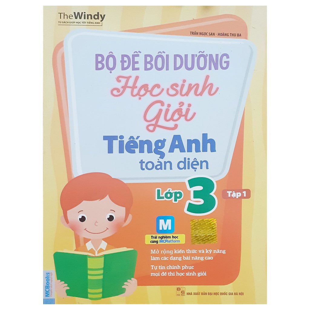 Sách - Bộ đề bồi dưỡng học sinh giỏi tiếng Anh toàn diện lớp 3 tập 1