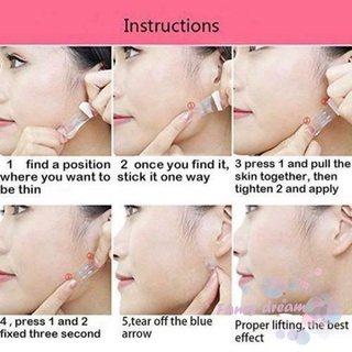 Hộp 40 miếng dán mặt nâng cơ,  V LINE DODO LABEL