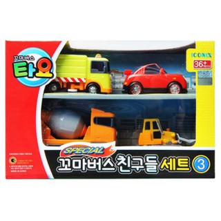 ✔hàn quốc ◤with shim◢ tayo the little bus đặc biệt little bus friends set3 toys