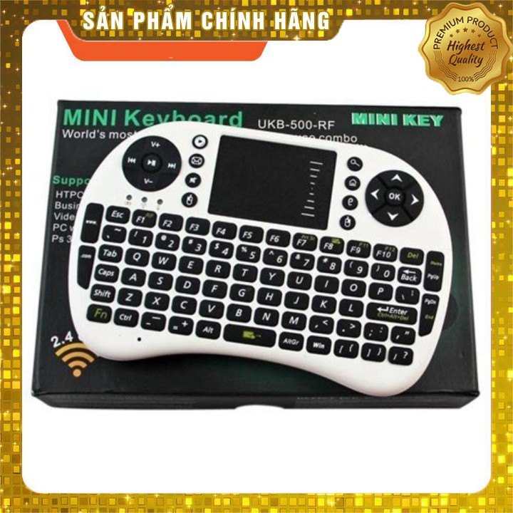 ban Hot- Bàn phím kiêm chuột không dây cho Smart Tivi/ tivi box UKB 500 Sale siêu  rẻ