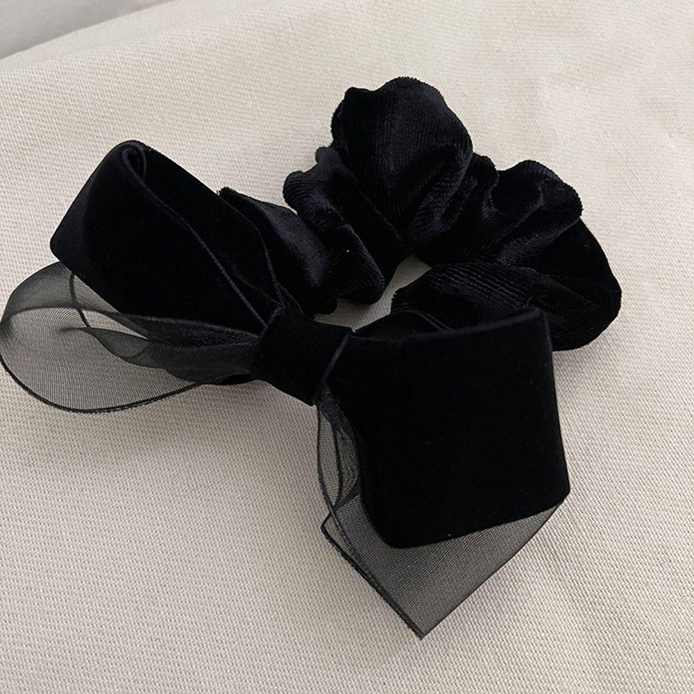 Kẹp Tóc Nơ Ruy Băng Cỡ Lớn Phong Cách Vintage Pháp Thanh Lịch Dành Cho Nữ Back2Lilife