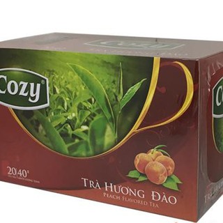 TRÀ ĐÀO TÚI LỌC COZY 2G X 20 GÓI (1 HỘP)