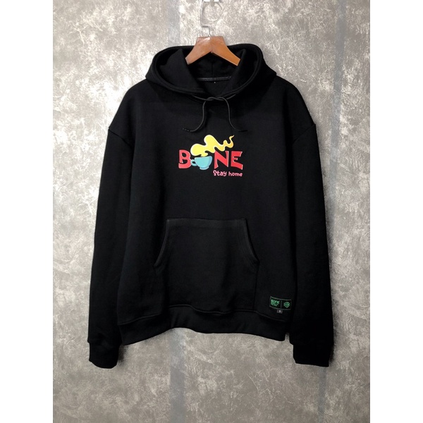 Áo hoodie local brand chính hãng unisex form rộng Bone stayhome