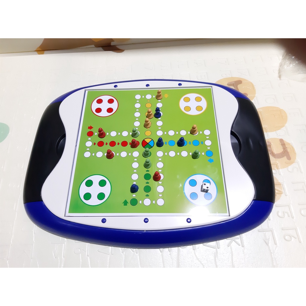 (BÁN LỖ LẤY ĐƠN) Bộ đồ chơi cờ cá ngựa quân cờ mini thích hợp cho bé trên 3 tuổi phát triển trí thông minh, 4 trong 1