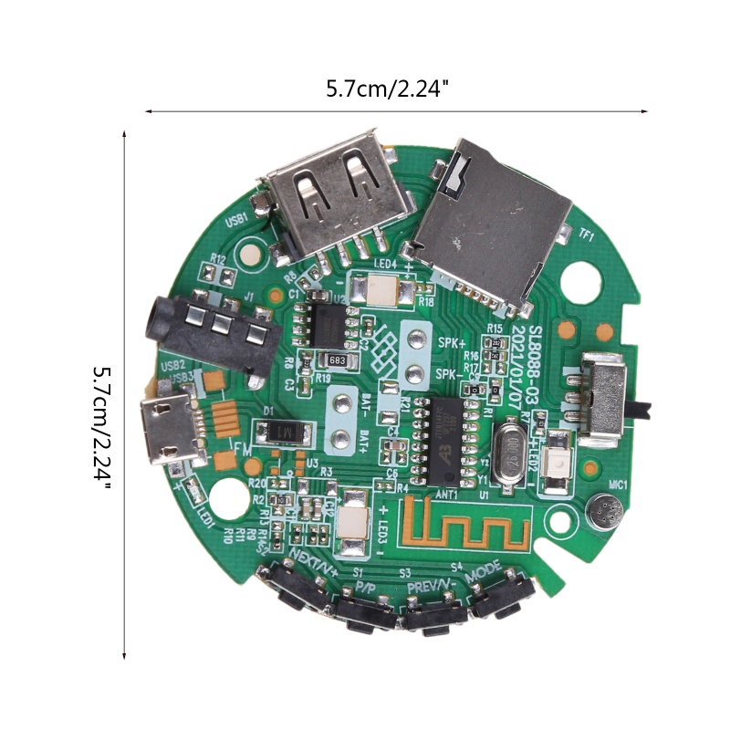 Bảng Mạch Khuếch Đại Âm Thanh Bluetooth 3.7V-5V Siêu Bền Cho Gia Đình DIY