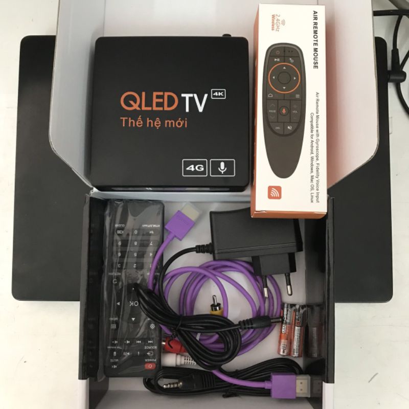 [ Giao 1h ] { Bảo hành lỗi đổi mới } Tivi Box Điều khiển giọng nói QLed TV Ram 4g Rom 32g chính hãng bảohành lỗi đổi mới