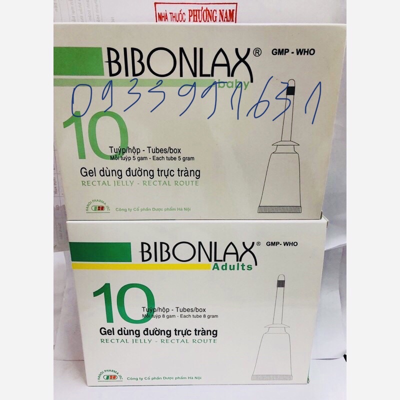 Gel bơm trực tràng BIBONLAX-giá 1cái