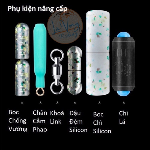 Trục Câu Đài Buộc Sẵn Nylon Cao Cấp Long Vương, Trục Săn Hàng Chuyên Câu Cá Lớn Bọc Silicon Siêu Bền