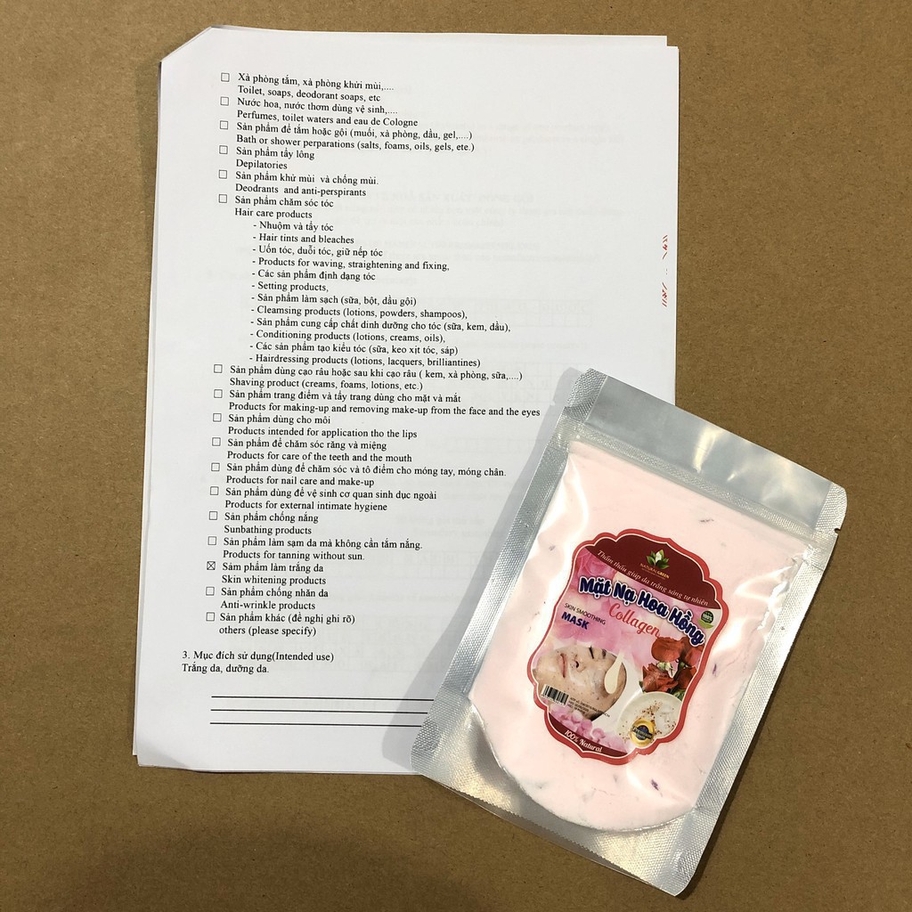 Bột đắp mặt collagen cánh hoa hồng(mask dẻo) (cao cấp) hàng mới, hàng chính hãng | Thế Giới Skin Care