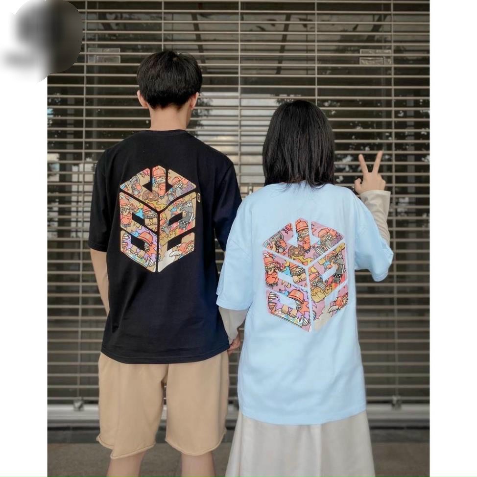 áo thun tay lỡ in nổi SE 2 mặt ,from rộng ,phông nam nữ unisex , chất cotton mềm mại co giãn
