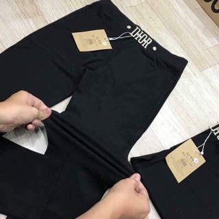 QUẦN LEGGING KHUY CẠP CAO