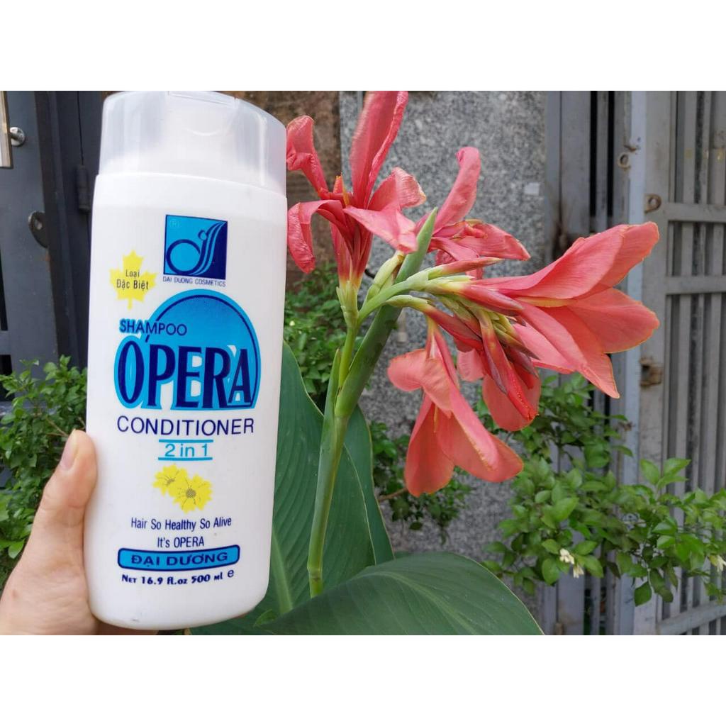 Dầu gội  xả Opera 3 màu 500 ml bảo vệ tóc chắc khỏe bóng mượt