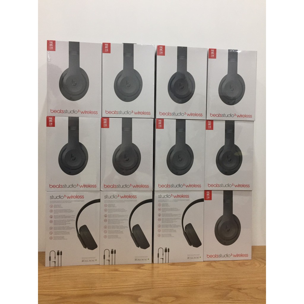 Tai nghe Beats Studio 3 Wireless chính hãng (màu Gray)