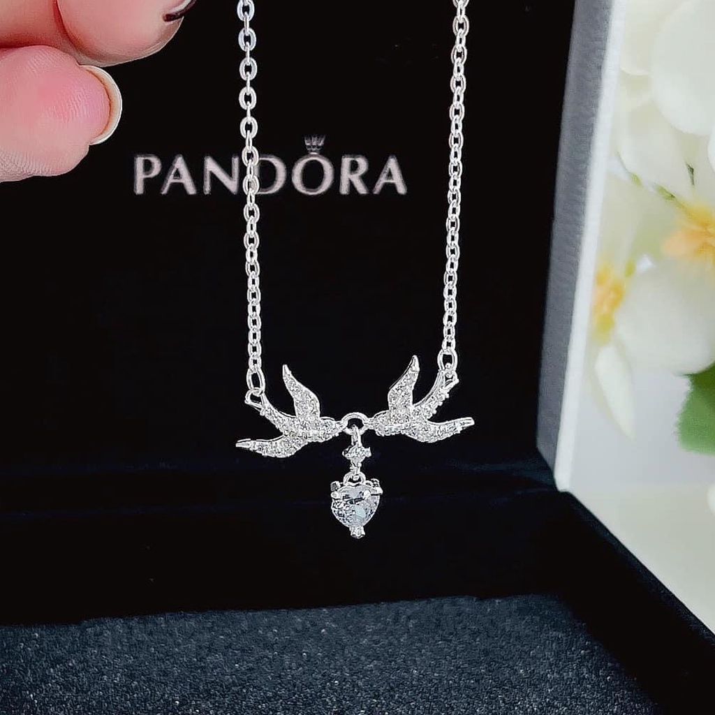 Vòng cổ nữ bạc PANSY hình chim én may mắn - Dây chuyền bạc ta thật đẹp cao cấp