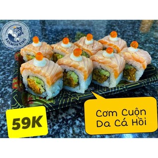 Cơm Cuộn Da Cá Hồi