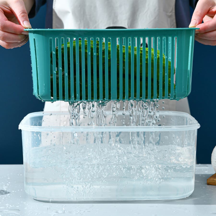 Hộp Đựng Đồ Bảo Quản Tủ Lạnh - Bộ 5 Hộp Đựng Đồ Tủ Lạnh Đa Năng Thông Minh Cao Cấp