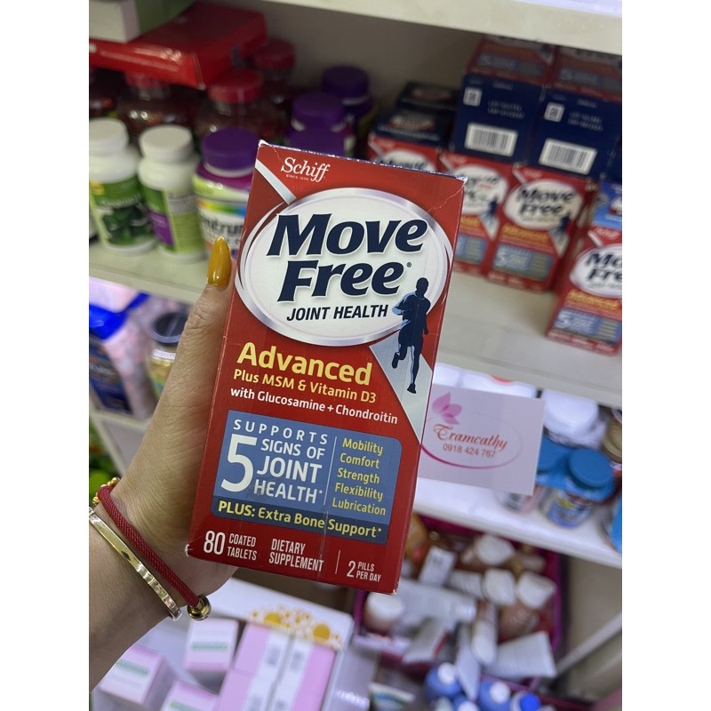 move free 200 viên, 80 viên ,Move free Advance viên uống hỗ trợ xương khớp