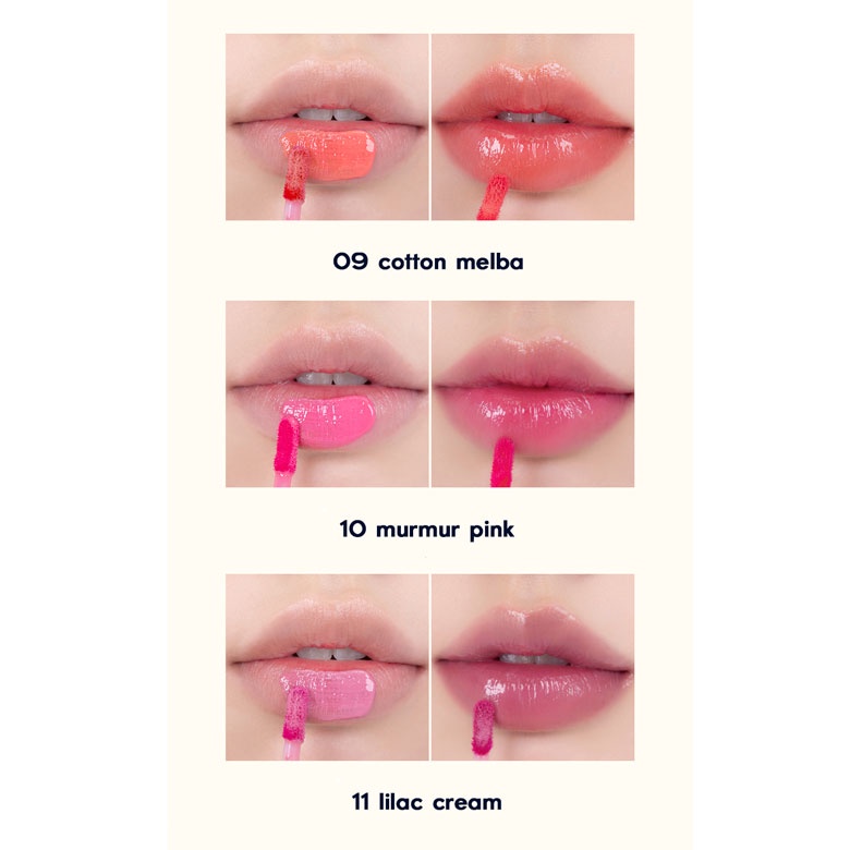 Son Tint Bóng Romand Milk Grocery Dewy Ful Water Tint 5g