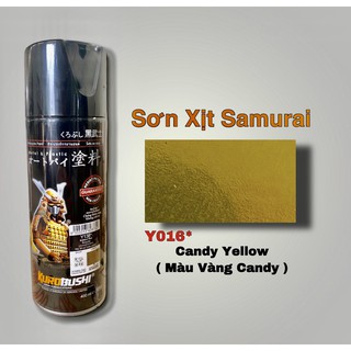 Sơn xịt Samurai - Màu vàng ánh kim 123
