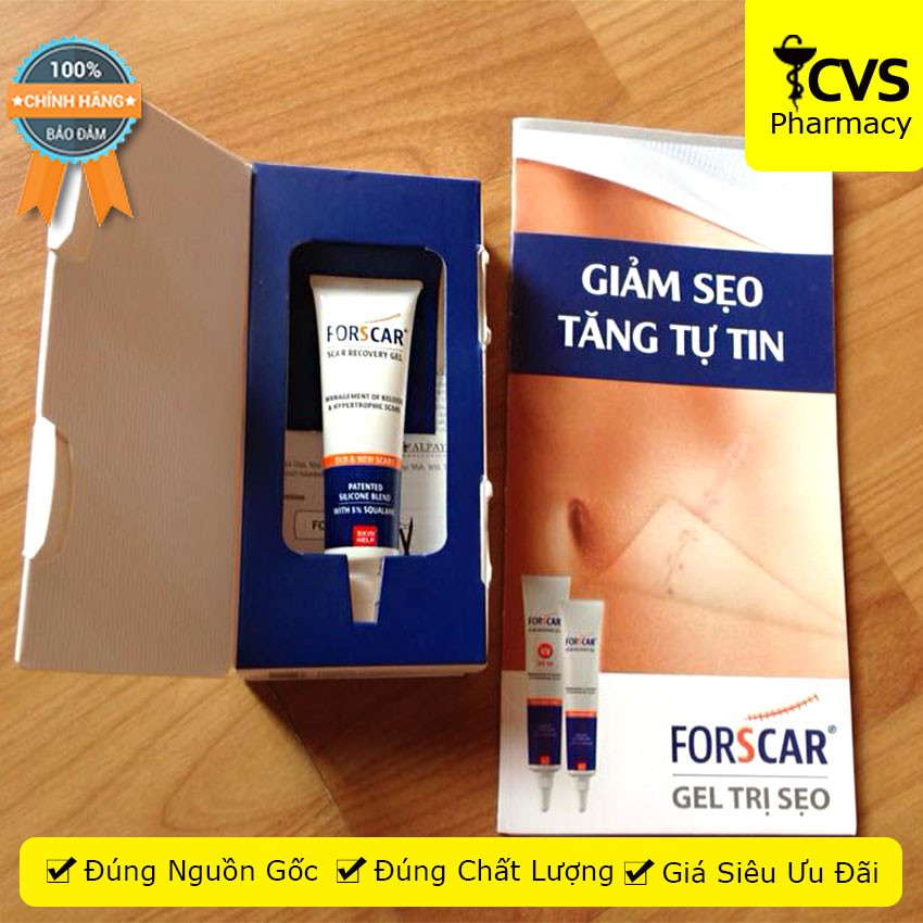Gel Forscar – Gel Ngừa Sẹo Nhập Khẩu Châu Âu – Tuýp 10ml – cvspharmacy
