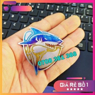 miếng dán titan [GIÁ XẢ KHO] hình con cá