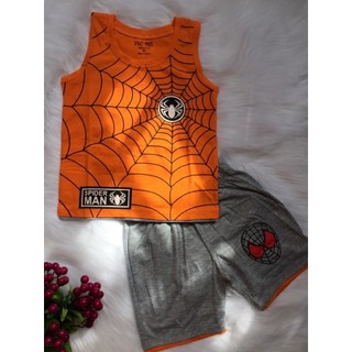 Combo 4 bộ bé trai thun cotton 4c