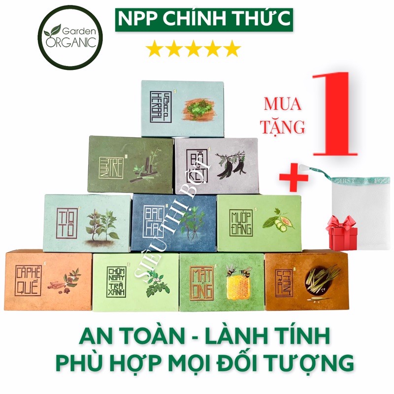 XÀ BÔNG SINH DƯỢC ORGANIC [TRẺ EM- MẸ SAU SINH-MẸ BẦU-VIÊM DA CƠ ĐỊA-NGỪA MỤN-TRẮNG DA]