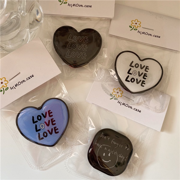 Giá đỡ điện thoại in họa tiết chữ độc đáo dễ thương