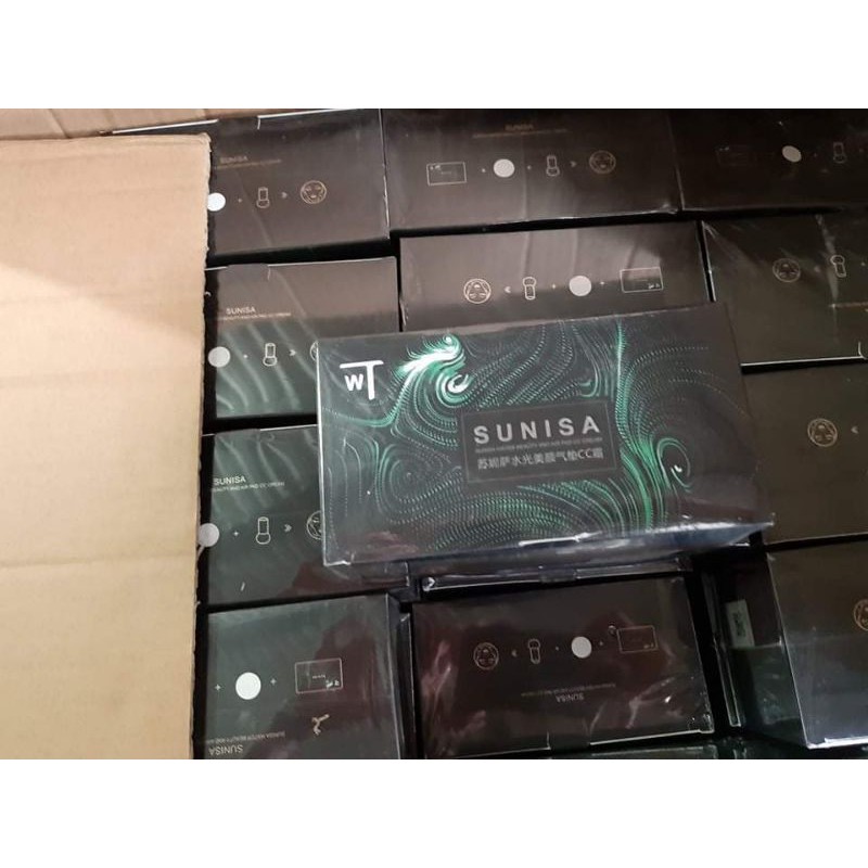 phấn nước sunisa dạng kem nâng tông,không thấm nước Na+Sứa