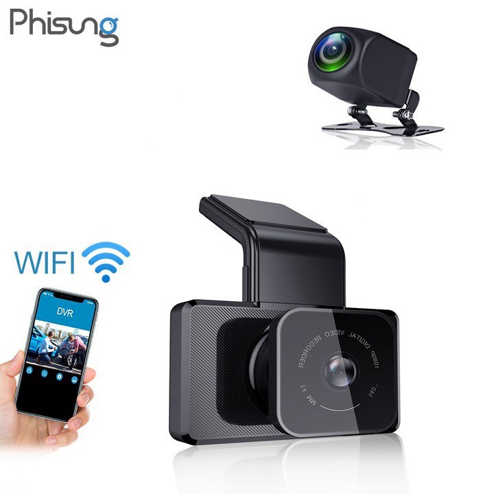 Camera hành trình ô tô cao cấp Phisung tích hợp camera lùi Wifi GPS K10 - Bảo hành 12 tháng | BigBuy360 - bigbuy360.vn