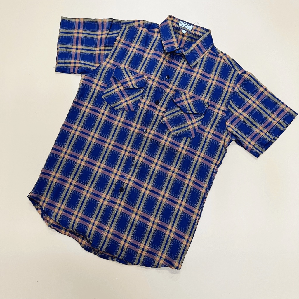 (HCM) ÁO SƠ MI CARO NAM TAY NGẮN SIÊU ĐẸP THỜI TRANG MỚI ĐỘC LẠ CHO CÁC ANH EM BỐN MIỀN KME FASHION