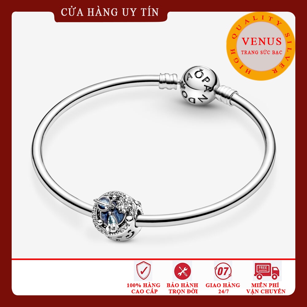 Bộ sưu tập charm xanh đậm- Bạc 925 cao cấp- Mã sản phẩm VENUSTH2