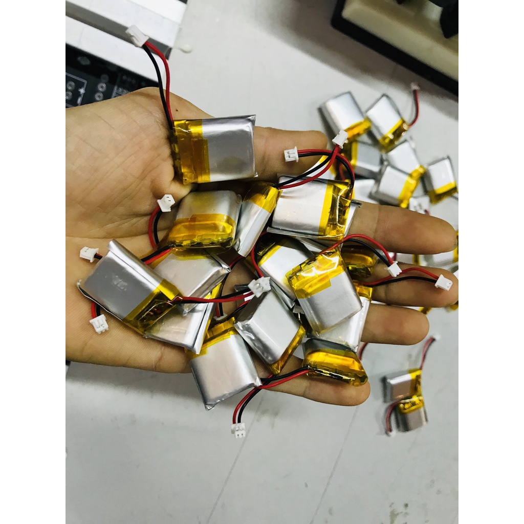 Pin lithium polymer coban 3.7V tinh khiết kèm mạch bảo vệ
