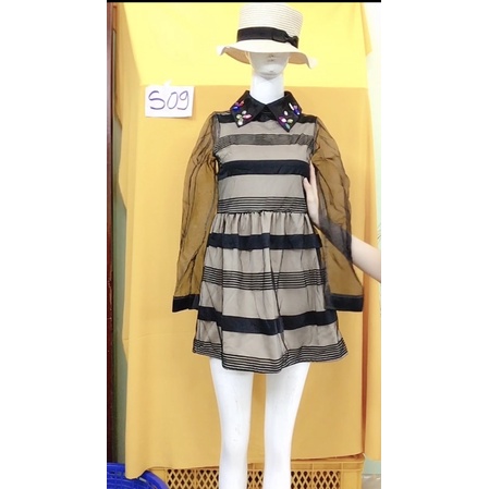 đầm babydoll phối tay voan kiếng.S09