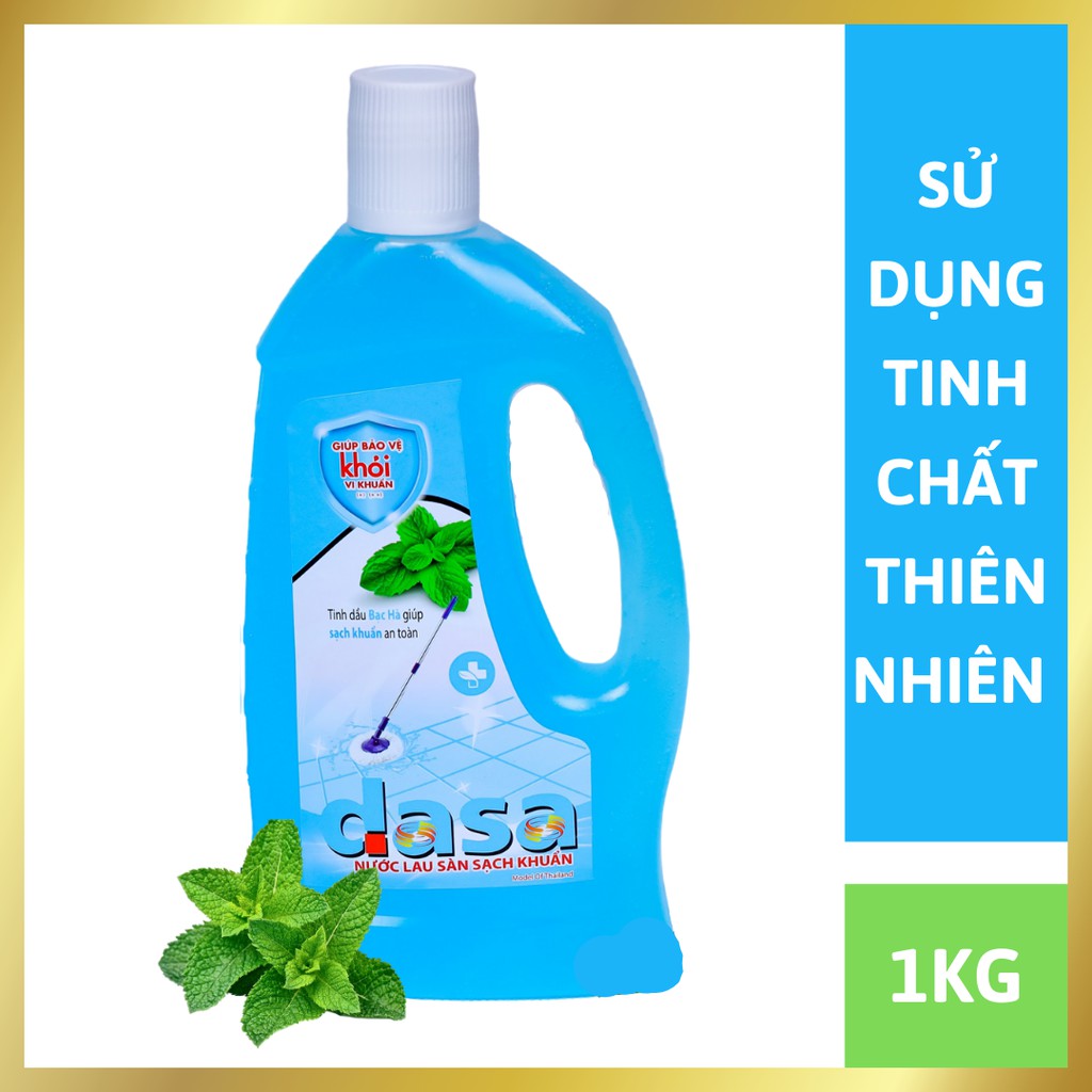 Nước lau sàn tinh dầu Bạc hà Dasa