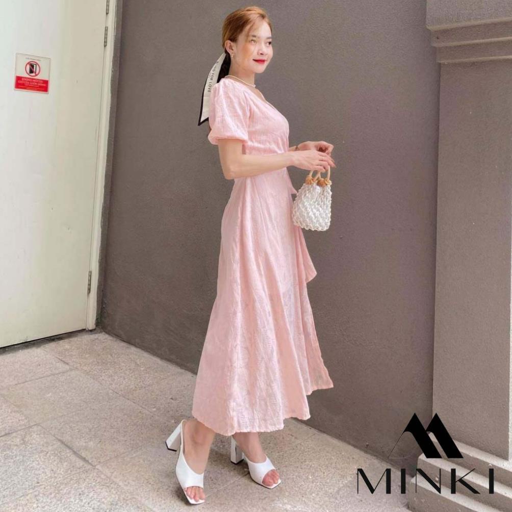 [TTTK] 🌸 ĐẦM TRẮNG HỒNG HOẠ TIẾT CHIẾC LÁ - CHẤT LIỆU CAO CẤP - MÀU TRẮNG / HỒNG | BigBuy360 - bigbuy360.vn